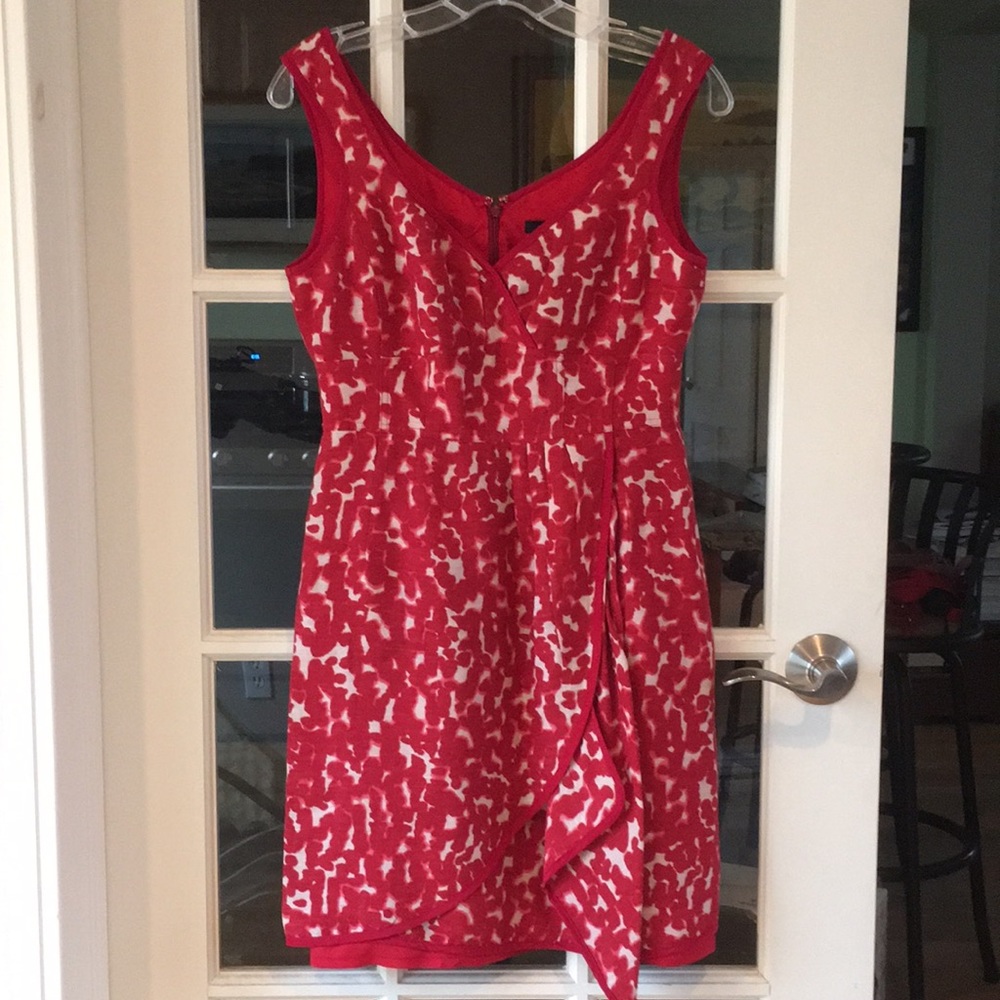 Nanette Lepore Red and white Printed Dress